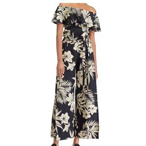 NWT Ralph Lauren Linen-Blend Wide-Leg Pants & Top.